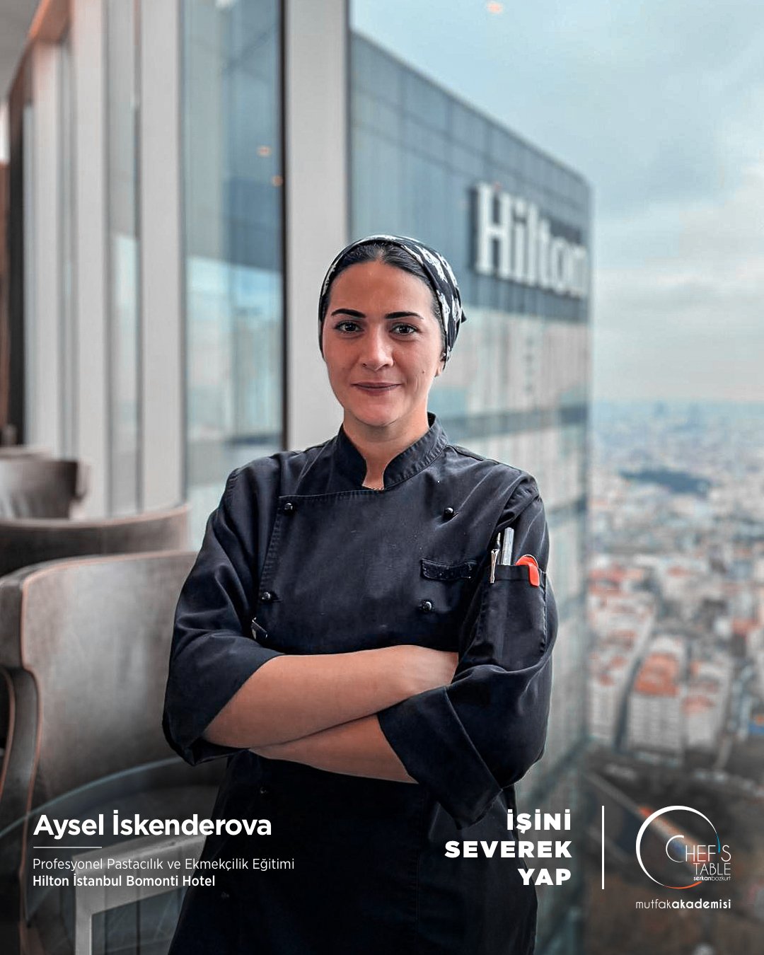 Aysel İskenderova, Hilton İstanbul Bomonti Hotel’de!