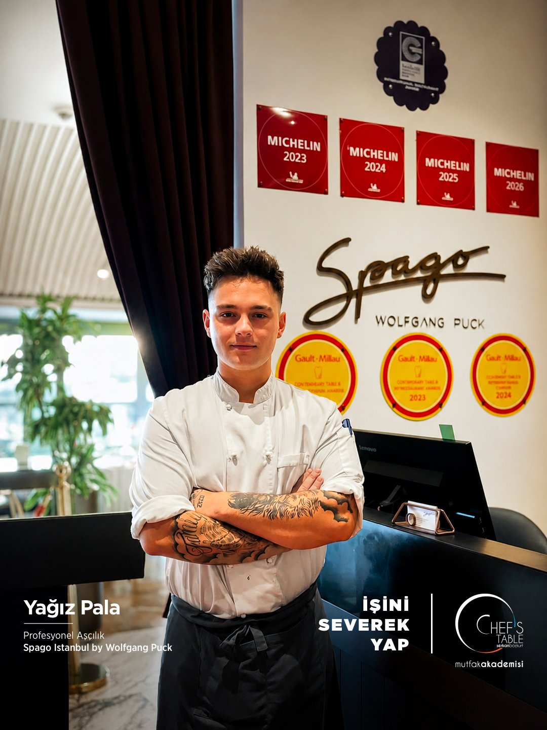 Yağız Pala, Spago Istanbul by Wolfgang Puck’ta!