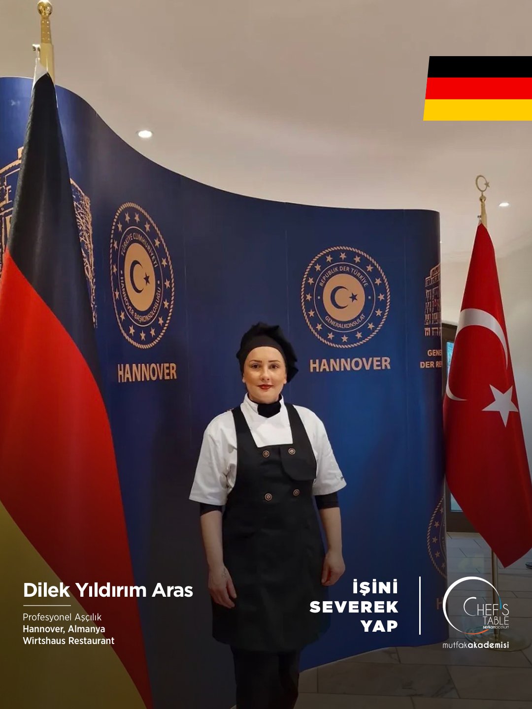Dilek Yıldırım Aras, Wirtshaus Restaurant / Hannover, Almanya’da!