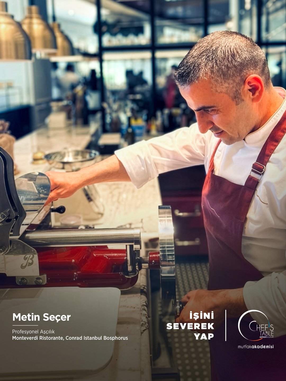 Metin Seçer, Monteverdi Ristorante, Conrad Istanbul Bosphorus’da! 
