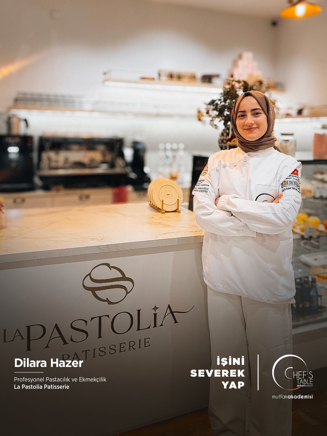 Dilara Hazer, Bursa’nın İnegöl ilçesinde La Pastolia Patisserie'de!